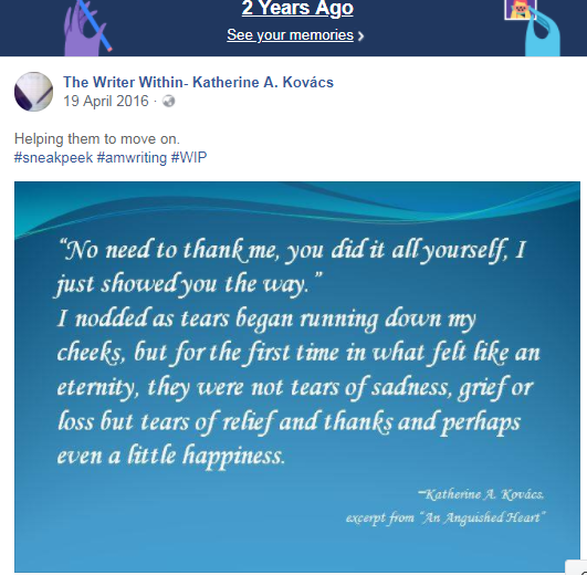 anguished heart quote fb memories